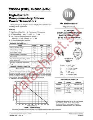 2N5684 datasheet  